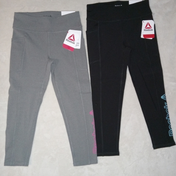Reebok Other - Reebok NWT Girls Athletic Leggings size Medium 7/8